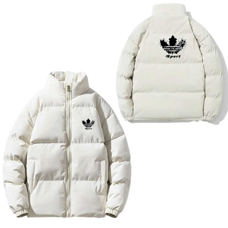 Finn - Herren Sportliche Steppjacke mit Logo-Print