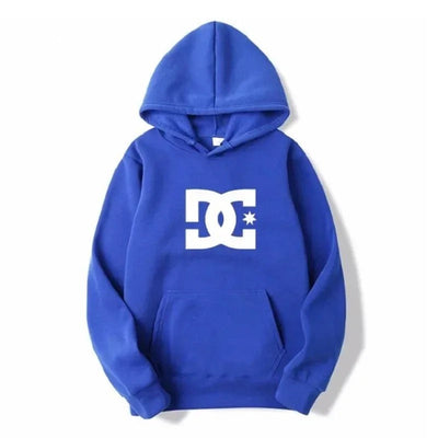 Kim - Kapuzenpulli mit Lockerer Passform und DC Buchstabenaufdruck für Männer und Frauen