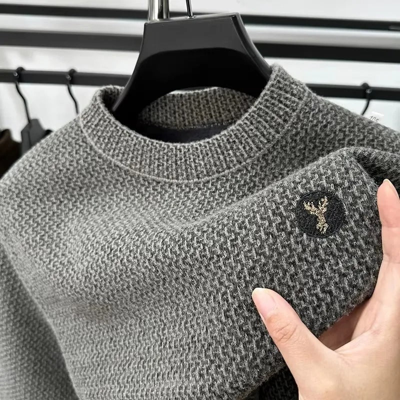 Magnus - Herren Strickpullover mit Strukturmuster