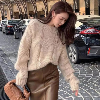 Fiona - Damen Oversize-Strickpullover