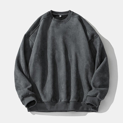 Jeppe - Warmer Pullover mit Wildledertextur für Männer und Frauen