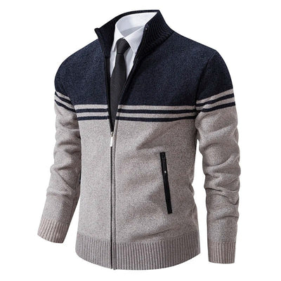 Kevin - Herren Strickjacke mit Reißverschluss
