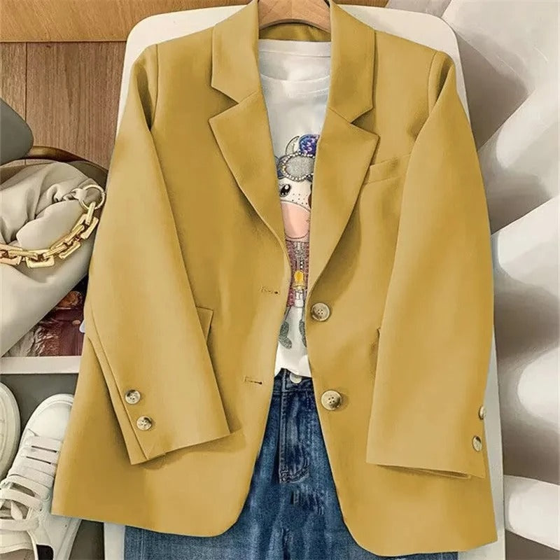 Elena - Damen Blazer mit Goldknöpfen