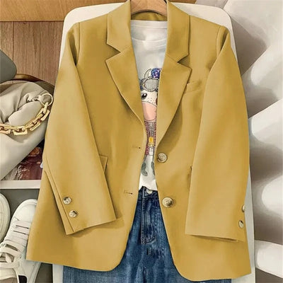 Elena - Damen Blazer mit Goldknöpfen