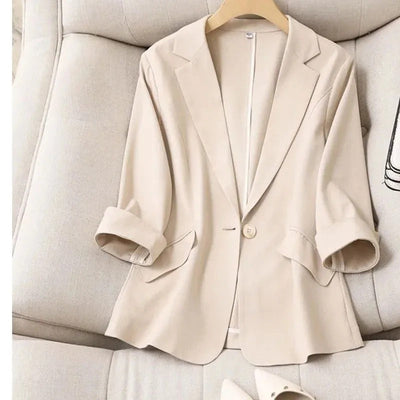 Kate - Elegante Blazerjacke mit Schmaler Passform und Einem Knopf für Frauen