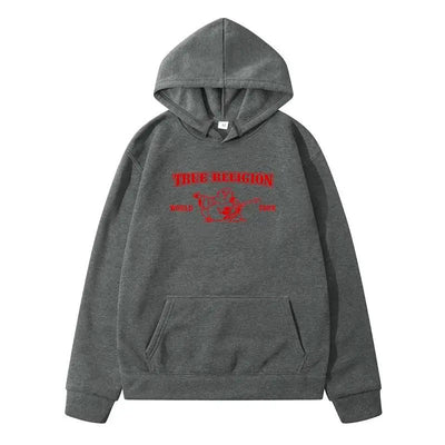 Damien - Herren Hoodie mit Statement-Print