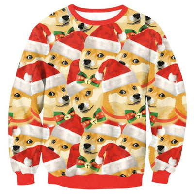 Tessa - Damen Weihnachtspullover mit humorvollem Design