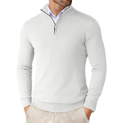 Matteo - Herren Pullover mit Halbreißverschluss