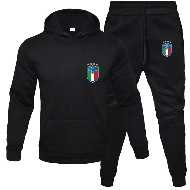 Marco - Herren Trainingsanzug mit Italien-Emblem