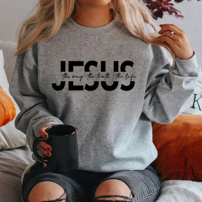 Mathilde - Warmes Sweatshirt mit Christlichen Versen für Frauen