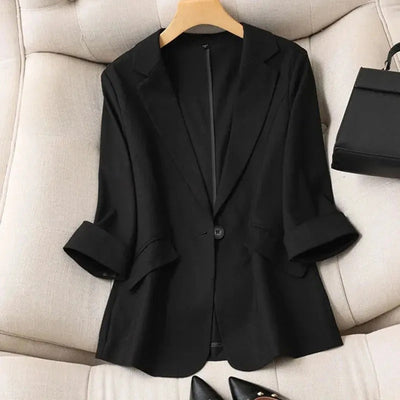 Kate - Elegante Blazerjacke mit Schmaler Passform und Einem Knopf für Frauen