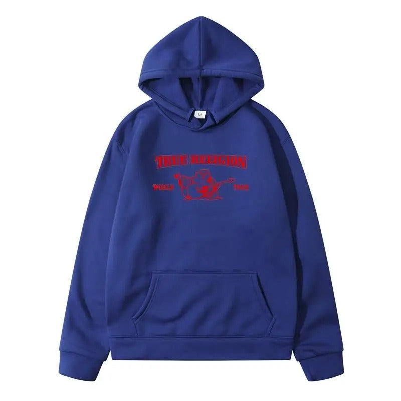 Damien - Herren Hoodie mit Statement-Print