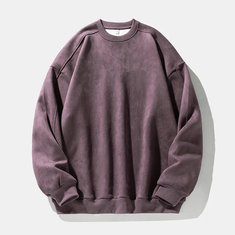 Jeppe - Warmer Pullover mit Wildledertextur für Männer und Frauen