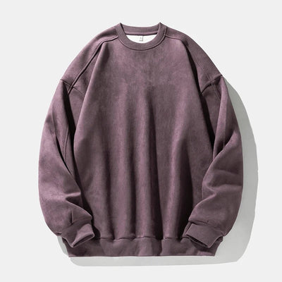 Jeppe - Warmer Pullover mit Wildledertextur für Männer und Frauen