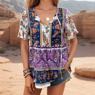 Bronwyn® | Boho-Blumenbluse