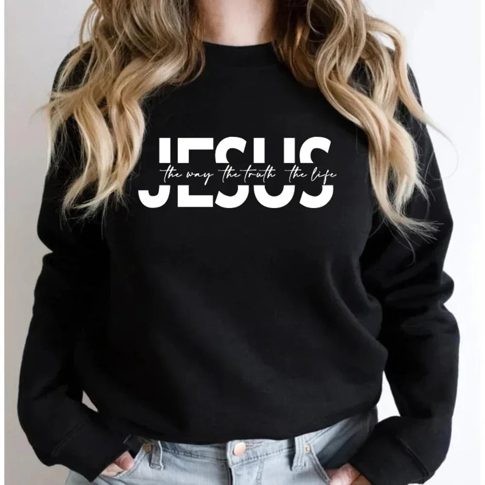 Mathilde - Warmes Sweatshirt mit Christlichen Versen für Frauen
