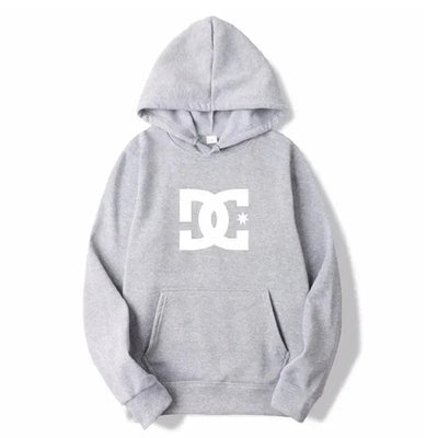 Kim - Kapuzenpulli mit Lockerer Passform und DC Buchstabenaufdruck für Männer und Frauen