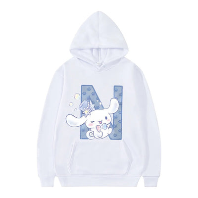Amada - Kapuzenpullover mit Buchstaben-Print für Damen