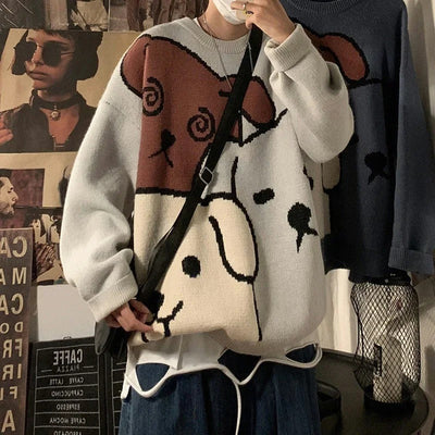 Benji - Herren Strickpullover mit Tiermotiv