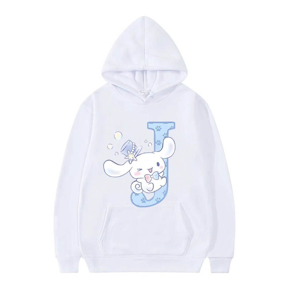 Amada - Kapuzenpullover mit Buchstaben-Print für Damen