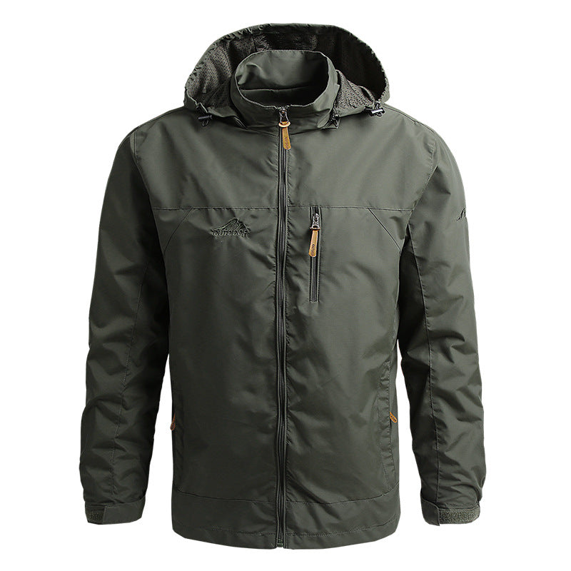 Herren Trendige Softshelljacke mit Verstellbarer Kapuze | Ideal für den Winter