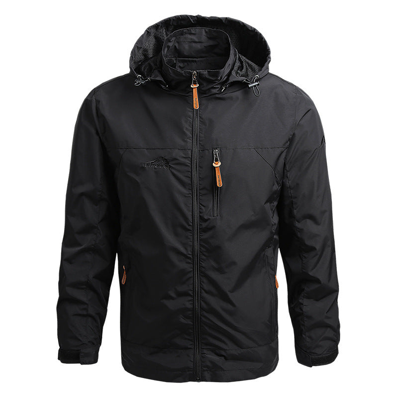 Herren Trendige Softshelljacke mit Verstellbarer Kapuze | Ideal für den Winter