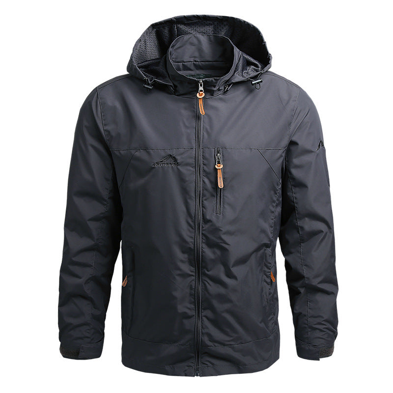 Herren Trendige Softshelljacke mit Verstellbarer Kapuze | Ideal für den Winter