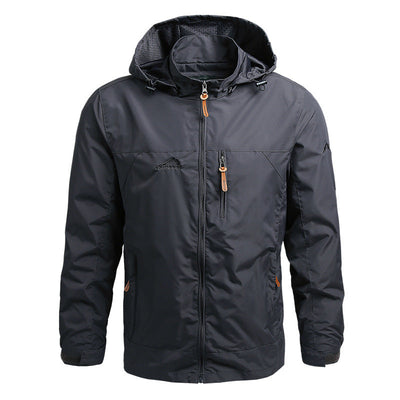 Herren Trendige Softshelljacke mit Verstellbarer Kapuze | Ideal für den Winter