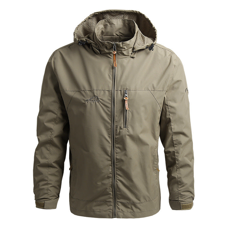 Herren Trendige Softshelljacke mit Verstellbarer Kapuze | Ideal für den Winter