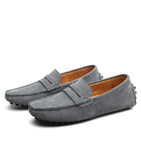 Vincent | Herren Penny Loafer in Grau