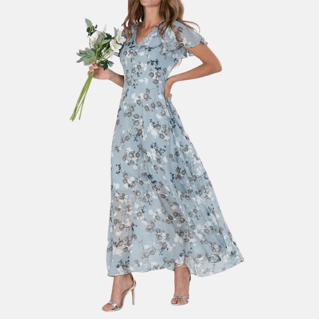 Fudus | Lässig Fallendes Kleid Mit Blumenmuster Für Damen