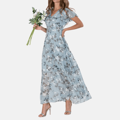 Fudus | Lässig Fallendes Kleid Mit Blumenmuster Für Damen