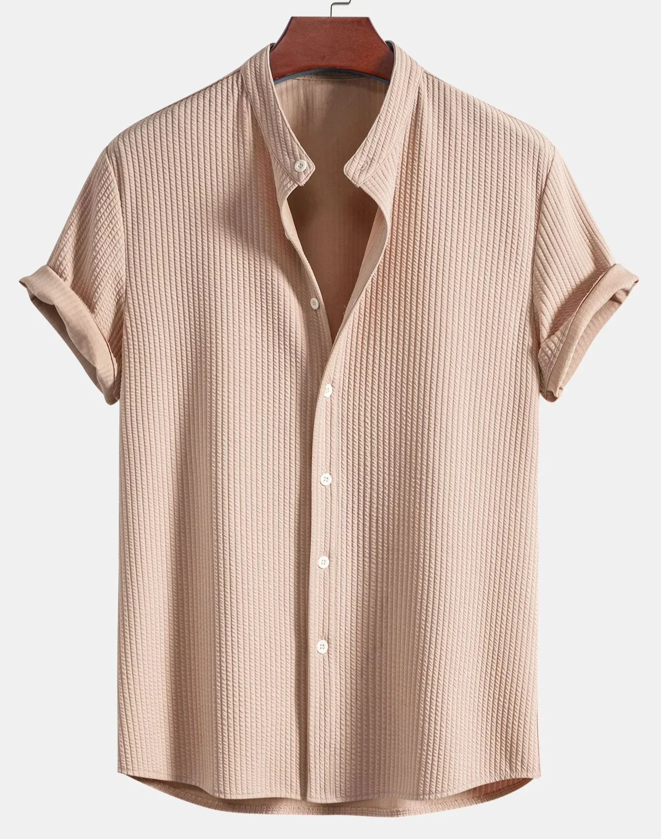 Fudus | Herren Weiß Hemd Kurzarm