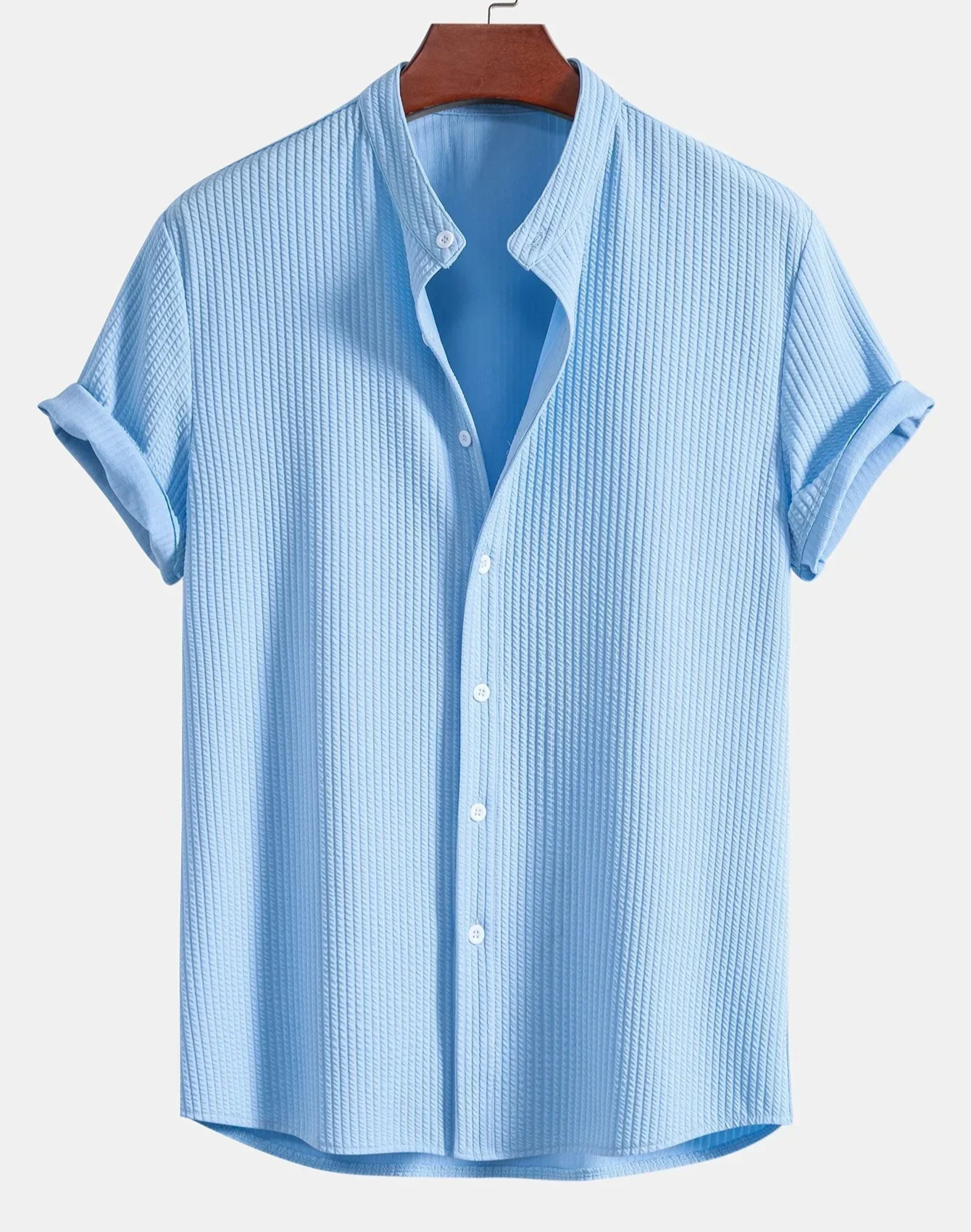 Fudus | Herren Weiß Hemd Kurzarm