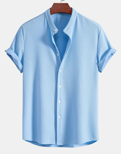 Fudus | Herren Weiß Hemd Kurzarm