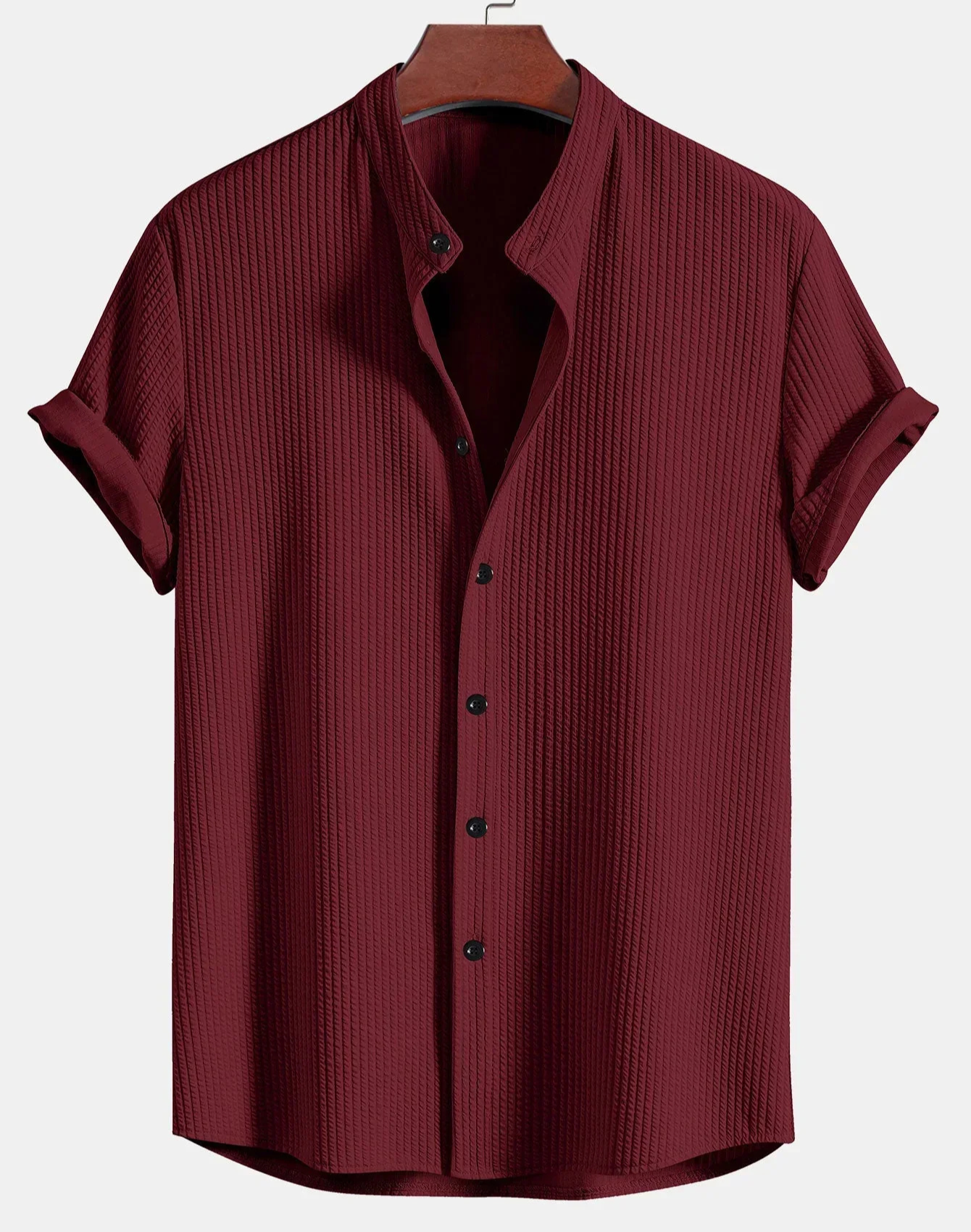 Fudus | Herren Weiß Hemd Kurzarm