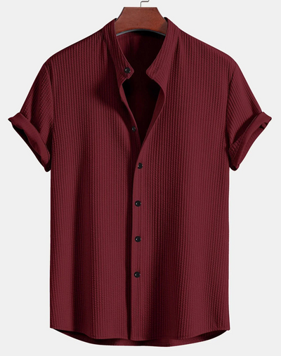 Fudus | Herren Weiß Hemd Kurzarm