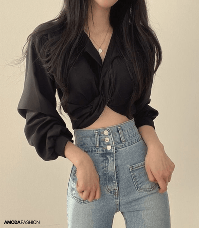 Bruso® | Heidi-Mode Wickelbluse