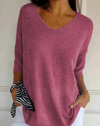 Wiebke | Lockere Strickbluse in Rosa