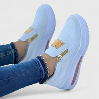 Wilhelmina | Damen Orthopädische Slip-On Sneaker in Weiß