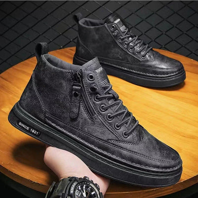 Katerpillar Lederschuhe eva Gummisohle