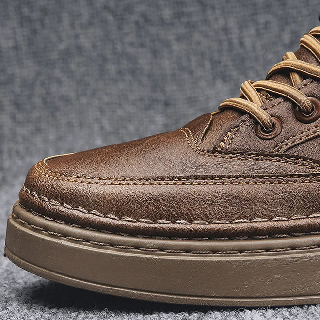 Katerpillar Lederschuhe eva Gummisohle