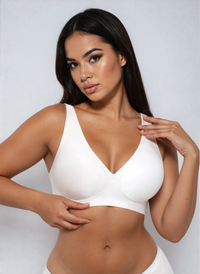 Hedy | Jelly Cup Lift-BH ohne Bügel in White